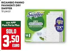 Pam Ricambio panno pavimenti dry SWIFFER offerta
