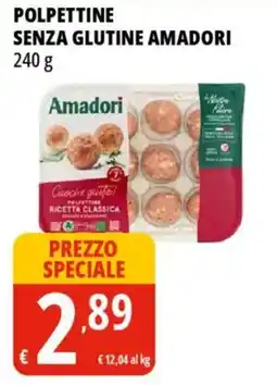 Tigros Polpettine senza glutine AMADORI offerta