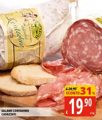 Tigros Salame contadino cavazzuti offerta