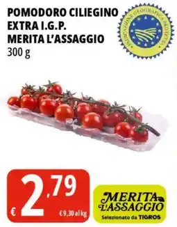 Tigros Pomodoro ciliegino extra i.g.p. MERITA L'ASSAGGIO offerta