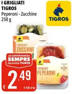 Tigros I grigliati tigros peperoni - zucchine offerta