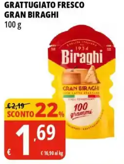 Tigros Grattugiato fresco GRAN BIRAGHI offerta