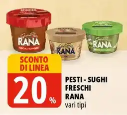 Tigros Pesti - sughi freschi RANA offerta