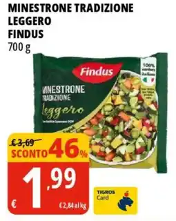 Tigros Minestrone tradizione leggero FINDUS offerta