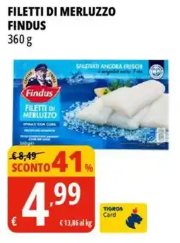 Tigros Filetti di merluzzo FINDUS offerta