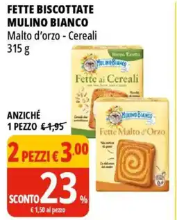 Tigros Fette biscottate MULINO BIANCO offerta