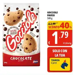 Tigros Gocciole PAVESI offerta