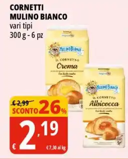 Tigros Cornetti MULINO BIANCO offerta