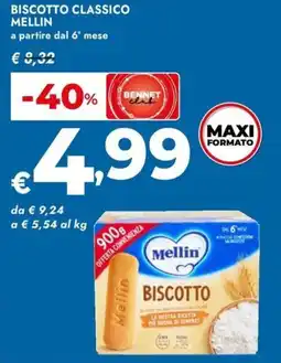 Bennet Biscotto classico MELLIN offerta