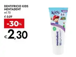 Bennet Dentifricio kids MENTADENT offerta