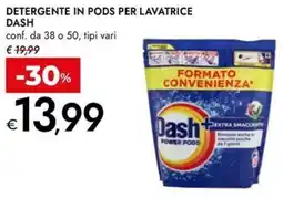 Bennet Detergente in pods per lavatrice DASH offerta