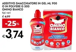 Bennet Additivo smacchiatore in gel o in polvere OMINO BIANCO offerta