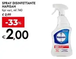 Bennet Spray disinfettante NAPISAN offerta