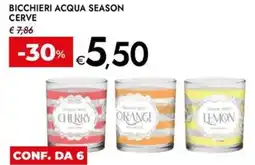 Bennet Bicchieri acqua season cerve offerta