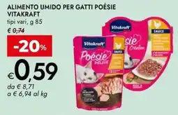 Bennet Alimento umido per gatti poésie VITAKRAFT offerta