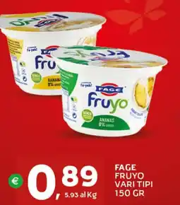 Extra Supermercati Fage fruyo offerta