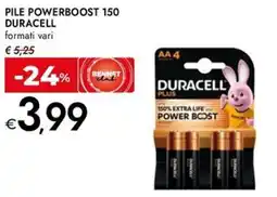 Bennet Pile powerboost 150 DURACELL offerta