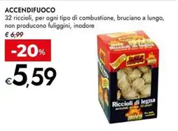 Bennet Accendifuoco 32 riccioli, per ogni tipo di combustione, bruciano a lungo, non producono fuliggini, inodore offerta
