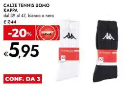 Bennet Calze tennis uomo KAPPA offerta
