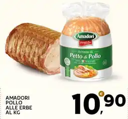 Extra Supermercati Amadori pollo alle erbe offerta