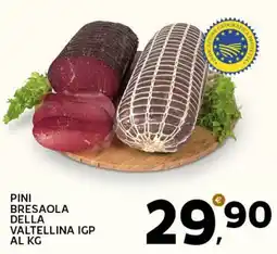 Extra Supermercati Pini bresaola della valtellina igp offerta