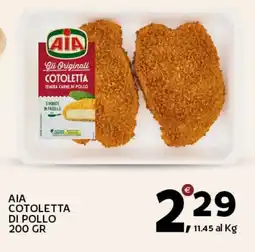 Extra Supermercati Aia cotoletta di pollo offerta