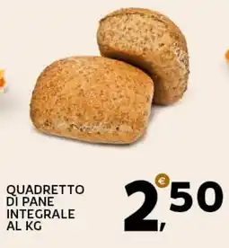 Extra Supermercati Quadretto di pane integrale offerta