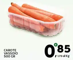 Extra Supermercati Carote vassoio offerta