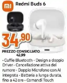Expert Xiaomi Redmi Buds 6 offerta