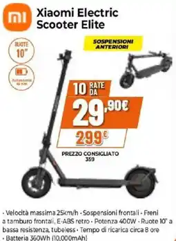 Expert Xiaomi Electric Scooter Elite offerta