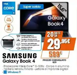 Expert SAMSUNG Galaxy Book 4 offerta