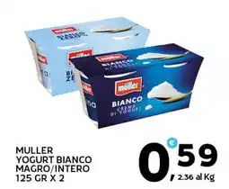 Extra Supermercati Muller yogurt bianco magro/intero offerta