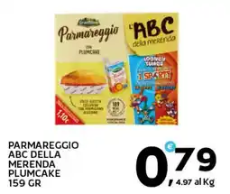 Extra Supermercati Parmareggio abc della merenda plumcake offerta