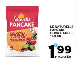 Extra Supermercati Le naturelle pancake uova e miele offerta