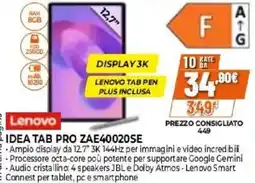 Expert Lenovo IDEA TAB PRO ZAE40020SE offerta
