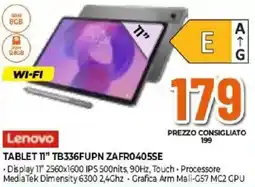 Expert Lenovo TABLET 11" TB336FUPN ZAFR0405SE offerta