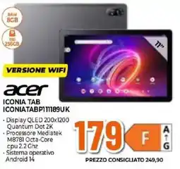 Expert acer ICONIA TAB ICONIATABP111189UK offerta