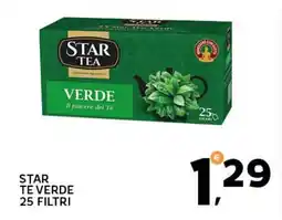 Extra Supermercati Star te verde 25 filtri offerta