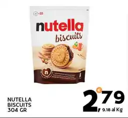 Extra Supermercati Nutella biscuits offerta