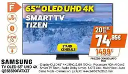Expert SAMSUNG TV OLED 65" UHD 4K QE65S90FATXZT offerta