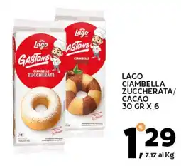 Extra Supermercati Lago ciambella zuccherata/ cacao offerta