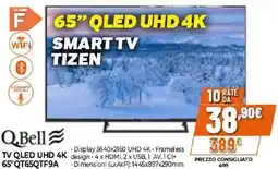 Expert Q.Bell TV QLED UHD 4K 65"QT65QTF9A offerta