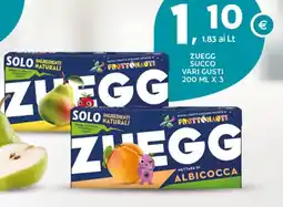 Extra Supermercati Zuegg succo offerta