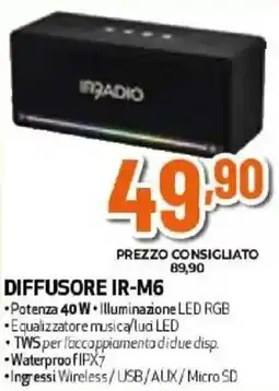 Expert IRRADIO DIFFUSORE IR-M6 offerta