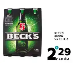 Extra Supermercati Beck's birra offerta