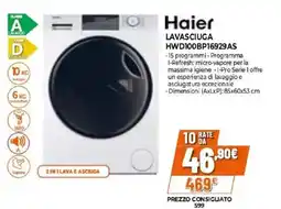 Expert Haier LAVASCIUGA HWD100BP16929AS offerta