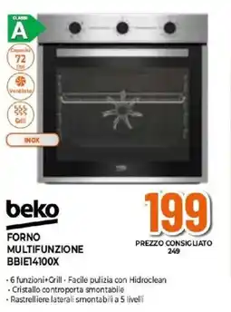 Expert beko FORNO MULTIFUNZIONE BBIE14100X offerta