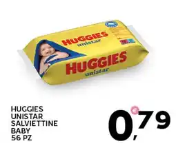 Extra Supermercati Huggies unistar salviettine baby offerta