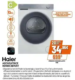 Expert Haier ASCIUGATRICE HD100C367U1IT offerta