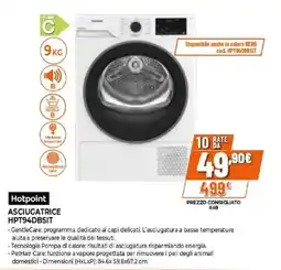 Expert Hotpoint ASCIUGATRICE HPT94DBSIT offerta